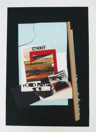 Litografía Garcia Ponce - Composition 5