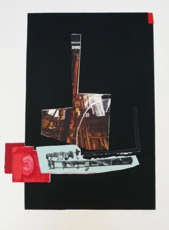 Litografía Garcia Ponce - Composition 7