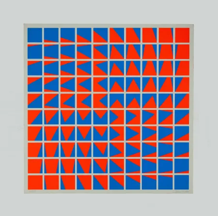 Serigrafía Garcia-Rossi - Composition