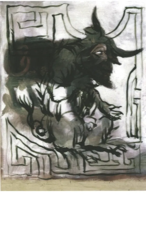 Estampa Numérica Garouste - Apiculteur et les indiens