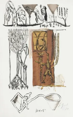 Litografía Garouste - Sans titre 1