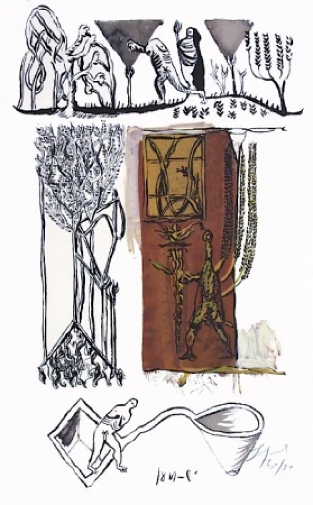 Litografía Garouste - Sans titre