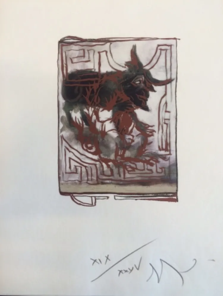 Estampa Numérica Garouste - Sans titre