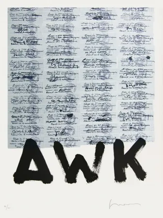 Litografía Gasiorowski - AFF AVT N°1028