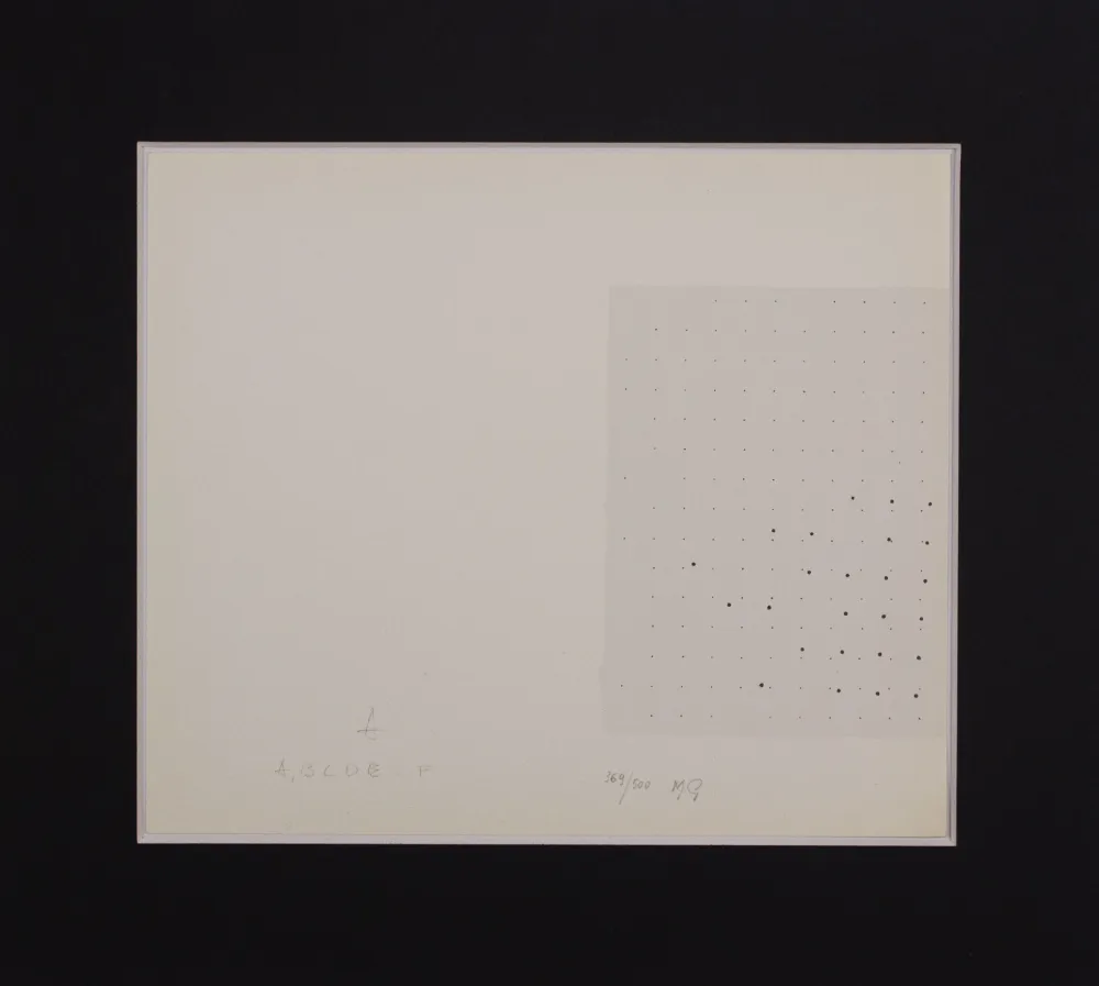 Serigrafía Gastini - Lettera A