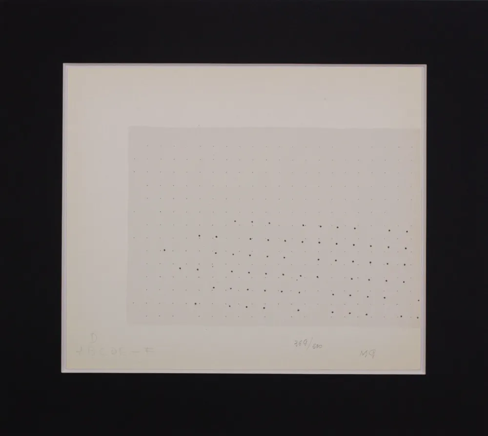 Serigrafía Gastini - Lettera D