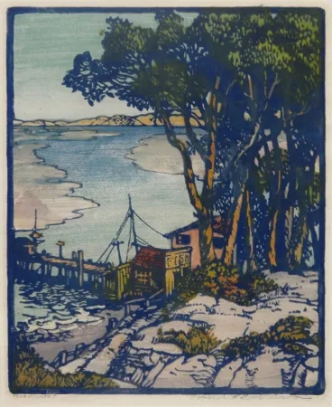 Grabado En Madera Gearhart - Fish Market