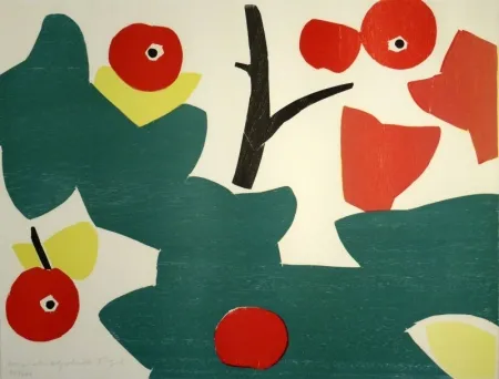 Grabado En Madera Gehr - Äpfel