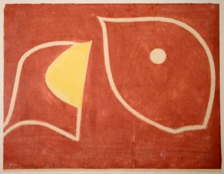 Grabado En Madera Gehr - Moses vor brennendem Dornbusch II. 