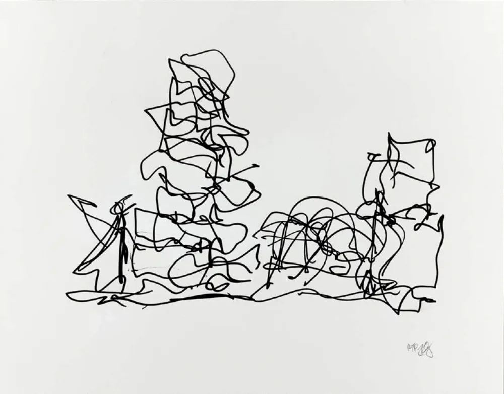 Litografía Gehry - Brooklyn Atlantic Yards Masterplan