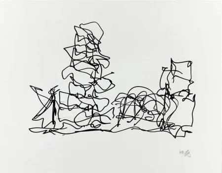 Litografía Gehry - Brooklyn Atlantic Yards Masterplan