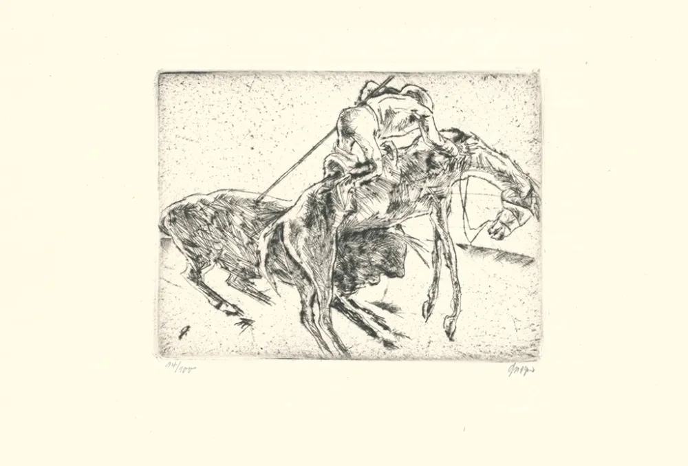 Aguafuerte Geiger - Picador