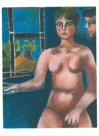 Litografía Gentilini - Luisa e Ippolito