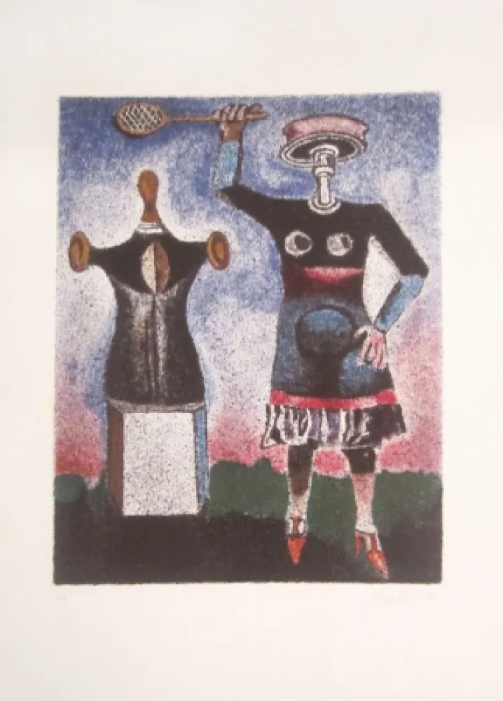 Litografía Gentilini - Untitled