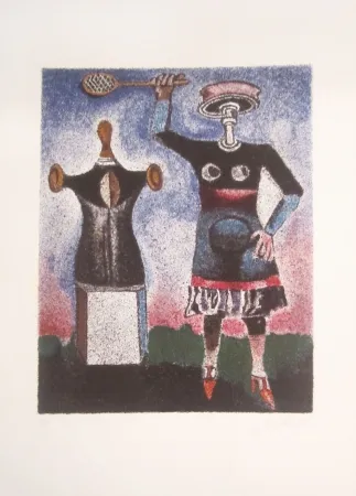 Litografía Gentilini - Untitled