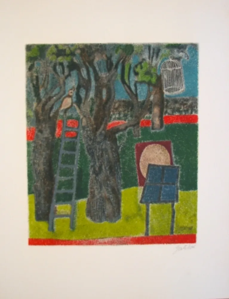 Litografía Gentilini - Untitled