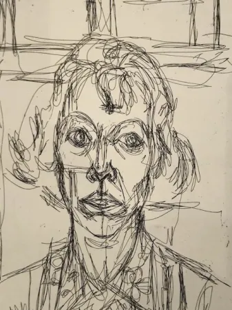 Aguafuerte Giacometti - Annette III