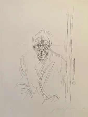 Litografía Giacometti - Autoportrait