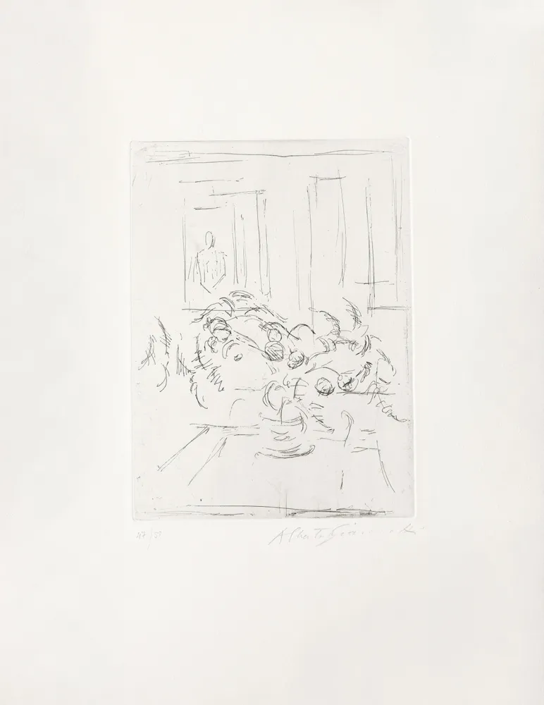 Grabado Giacometti - Bouquet I