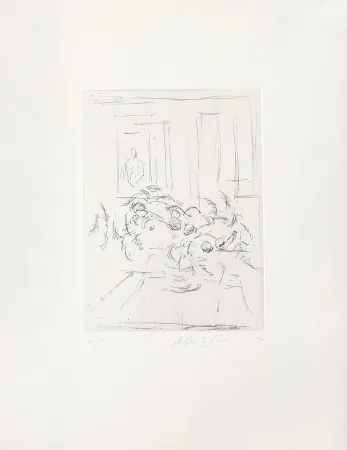 Grabado Giacometti - Bouquet I