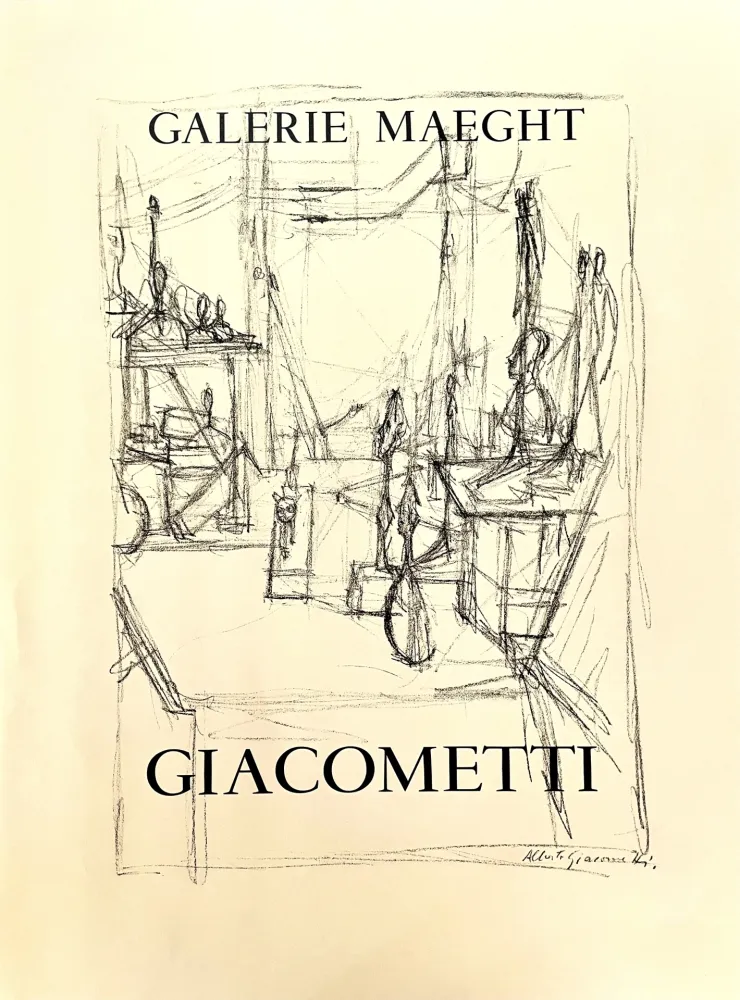 Cartel Giacometti - Galerie Maeght
