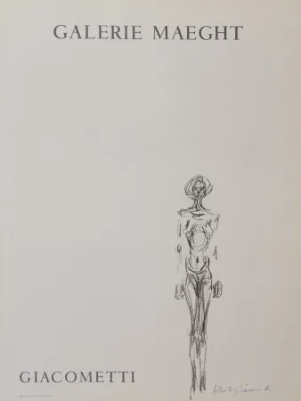 Litografía Giacometti - 