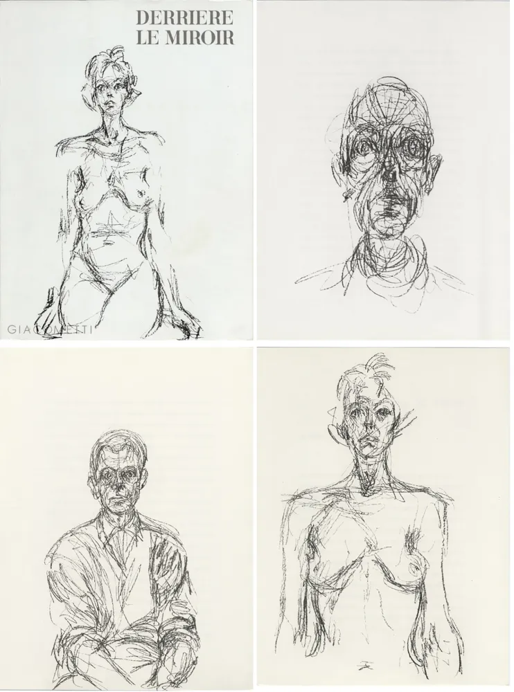 Libro Ilustrado Giacometti - GIACOMETTI. DERRIÈRE LE MIROIR N°127. Mai 1961