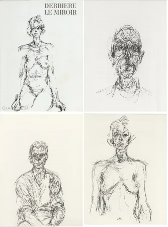 Libro Ilustrado Giacometti - GIACOMETTI. DERRIÈRE LE MIROIR N°127. Mai 1961