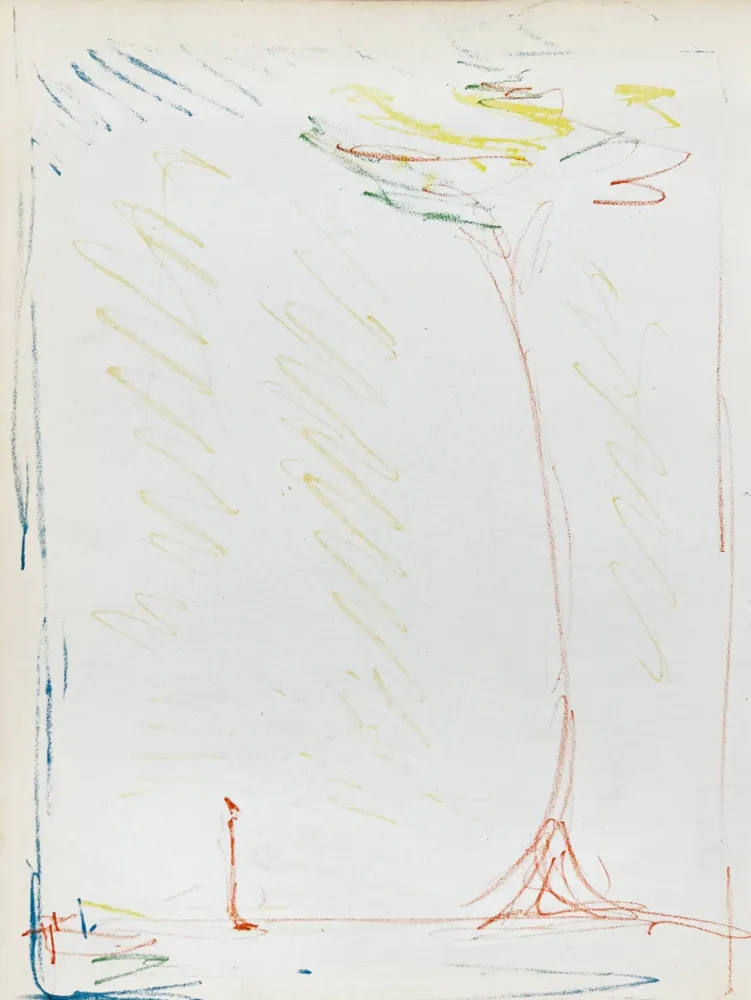 Litografía Giacometti - La Rue & L'Arbre
