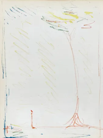 Litografía Giacometti - La Rue & L'Arbre