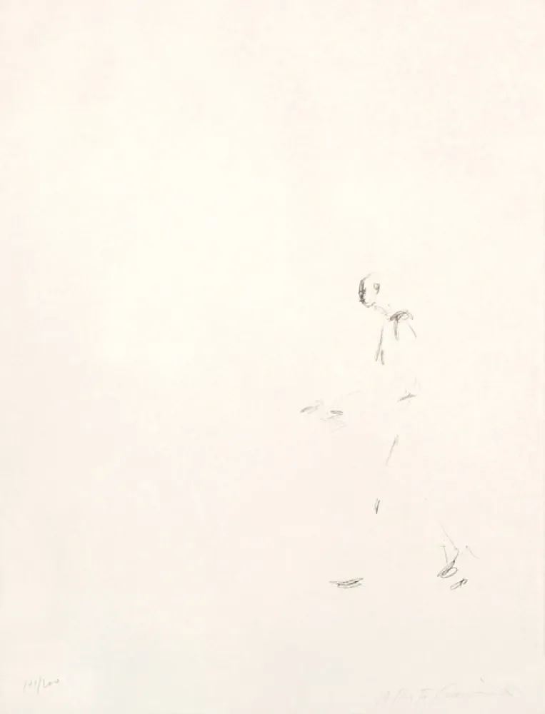 Litografía Giacometti - L'Homme qui marche