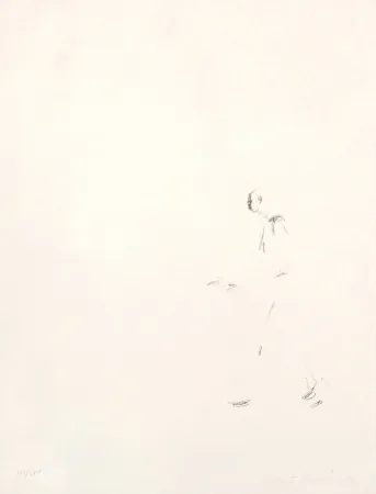 Litografía Giacometti - L'Homme qui marche