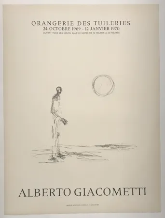 Litografía Giacometti - Orangerie des Tuileries