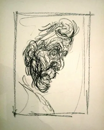 Litografía Giacometti - Portrait