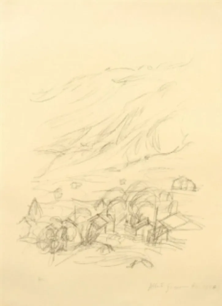 Litografía Giacometti - Stampa