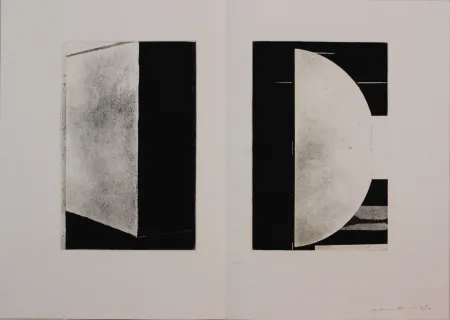 Aguafuerte Y Aguatinta Gibson - Untitled from 'Metafora' portfolio