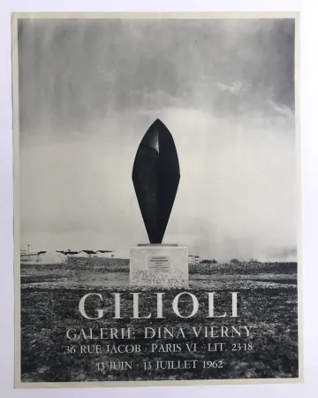 Cartel Gilioli - Galerie Dina Vierny