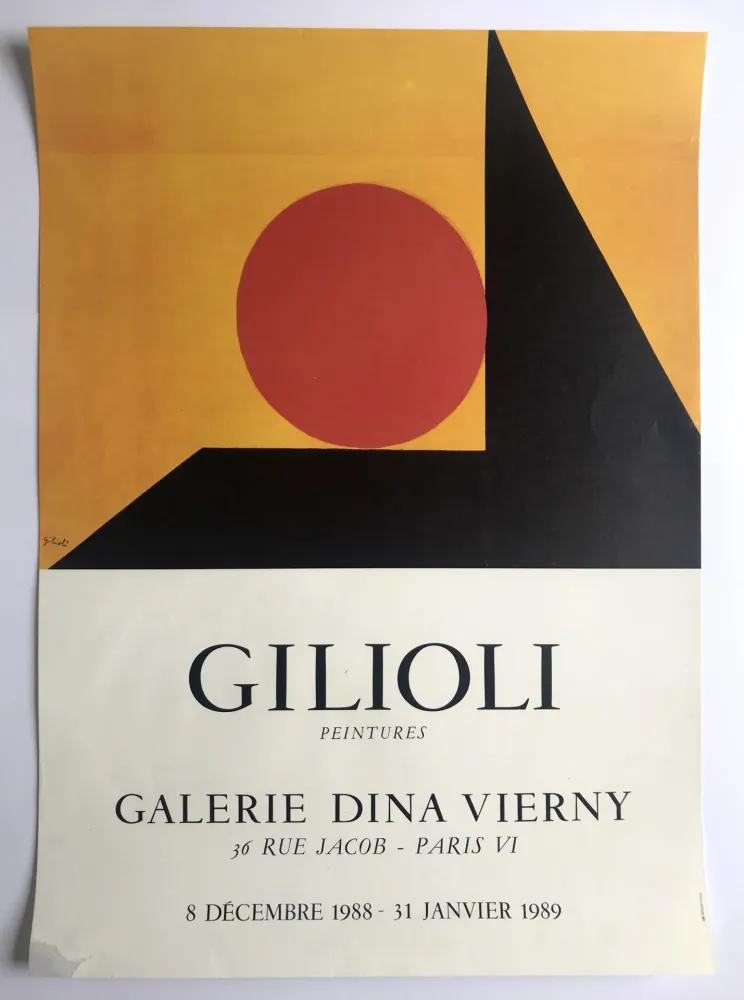 Cartel Gilioli - Galerie Dina Vierny