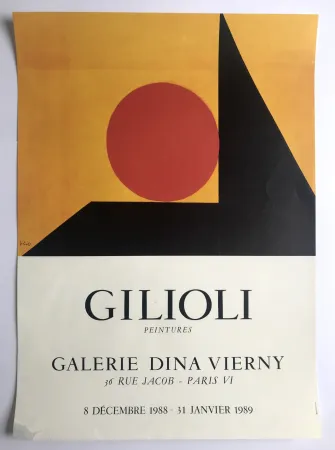 Cartel Gilioli - Galerie Dina Vierny