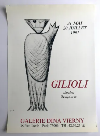 Cartel Gilioli - Galerie Dina Vierny