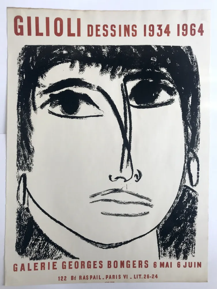 Cartel Gilioli - Galerie Georges Bongers