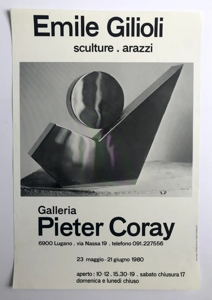 Sin Técnico Gilioli - Galleria Pieter Coray