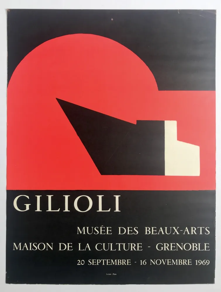 Litografía Gilioli - Musée des beaux-arts - Maison de la culture de Grenoble