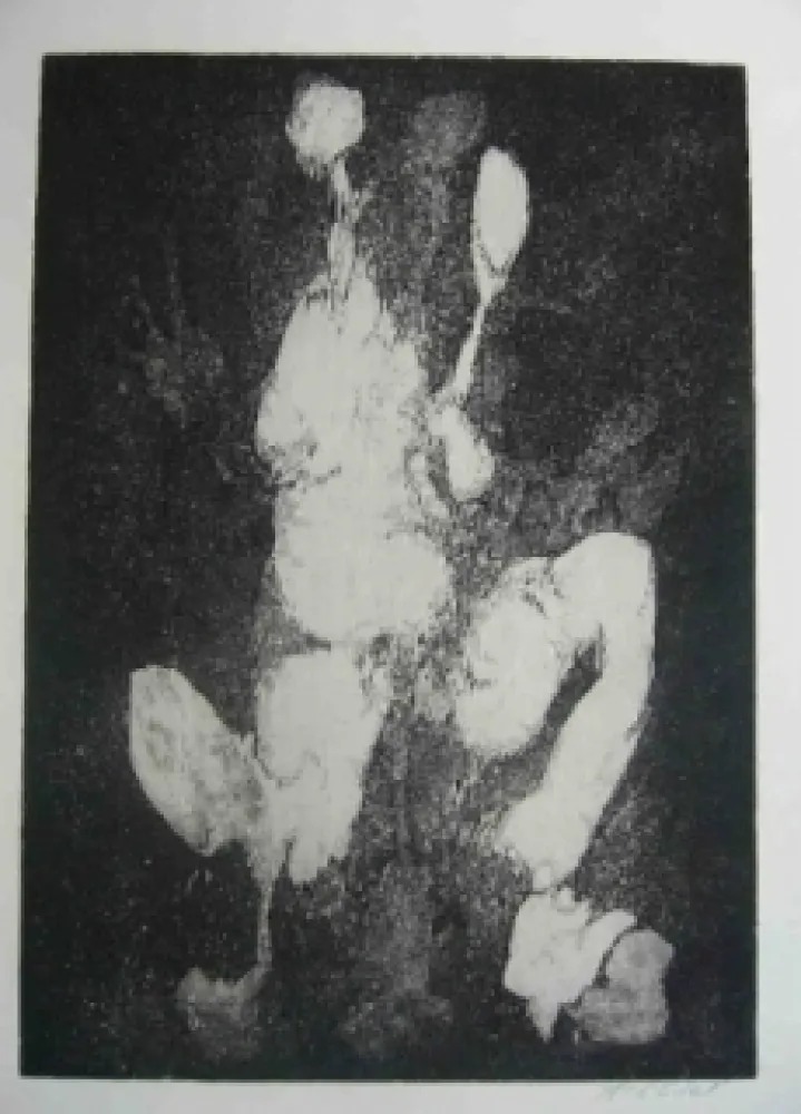 Aguafuerte Gillet - Nymphe des rats