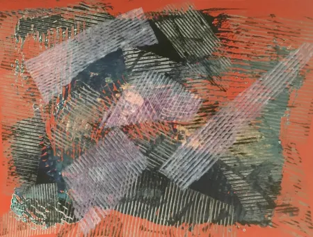 Colografía Gilliam - Beat on Boxes