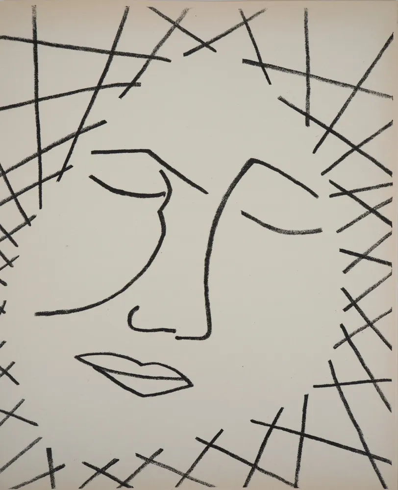 Litografía Gilot - PAGE D AMOUR  S E 8 n
