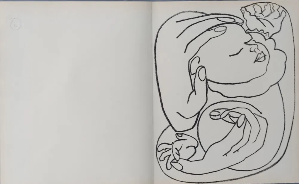 Litografía Gilot - PAGES  D AMOUR
