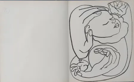 Litografía Gilot - PAGES  D AMOUR