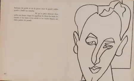 Litografía Gilot - PAGES  D AMOUR 