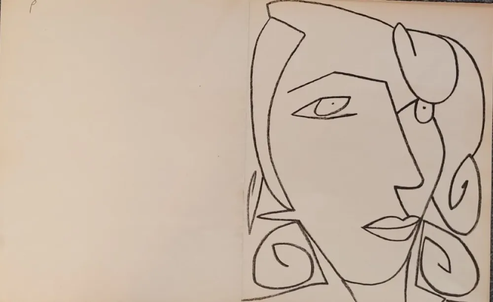 Litografía Gilot - PAGES  D AMOUR SE 8 P